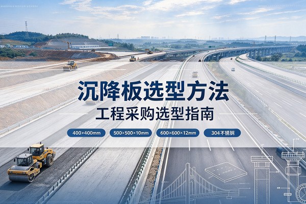 江州沉降板选择方法