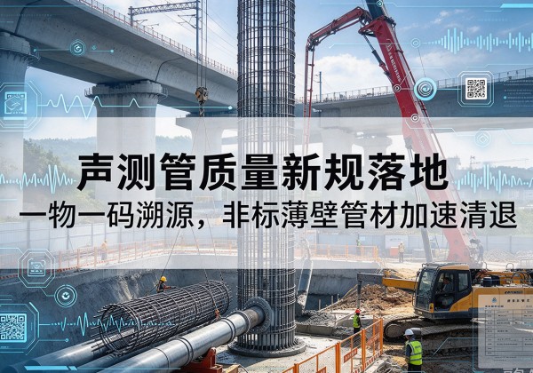 江州声测管质量新规落地，一物一码溯源，非标薄壁管材加速清退