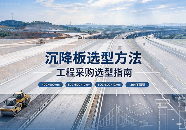 江州沉降板选择方法